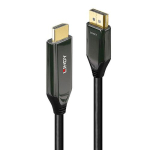 LINDY DisplayPort ja HDMI 8K60 aktiivne adapterkaabel 1m