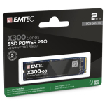 SSD ketas Emtec X300 Power Pro 2TB M.2 2280 PCI-E x4 Gen3 NVMe (ECSSD2TX300)