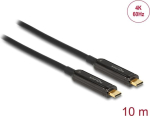 USB-C aktiivne optiline USB-video kaabel 4K 60Hz 10m Delock (84103)