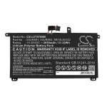 2050 mAh for Lenovo 00UR890,00UR891,00UR892,01AV493,SB10L84121,SB10L84122,SB10L84123