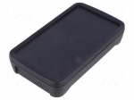 Enclosure: multipurpose | X: 75mm | Y: 130mm | Z: 26mm | BoPad | ABS | black