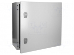 Enclosure: multipurpose | X: 400mm | Y: 500mm | Z: 200mm | CS | steel | grey