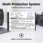 650 mAh for Canon LP-E12