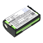 Replacement Battery for Sennheiser BA2015, 2015FM, EK1038, NiMH 1500mAh