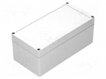 Enclosure: multipurpose | X: 120mm | Y: 240mm | Z: 100mm | ABS | dark grey