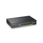 ZyXEL GS2220-10HP 8-Port + 2x SFP/Rj45 Gigabit L2 managed PoE+ Switch, 180W