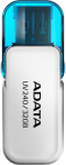 Adata Pendrive UV240 32GB USB 2.0 Biały