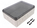 Enclosure: multipurpose | X: 180mm | Y: 254mm | Z: 90mm | TK PS | grey