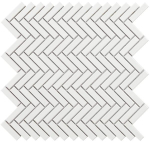 Mosaiik Chevron White Gloss 28,3*27,7 #S