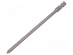 Screwdriver bit | Phillips | PH1 | Overall len: 127mm