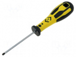 Screwdriver | slot | SL 3mm | Blade length: 75mm | Overall len: 160mm