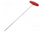 Key | hexagon keys | HEX 3mm | Overall len: 382mm | Kind of handle: T