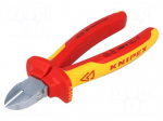 Pliers | insulated,side,cutting | chrome-vanadium steel | 160mm