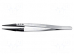Tweezers | replaceable tips | Blade tip shape: flat | ESD