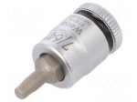 Key | inch,Hex-Plus hexagon keys,socket spanner | HEX 7/64" | 1/4"