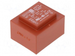 Transformer: encapsulated | 10VA | 230VAC | 15V | 15V | 333mA | 333mA