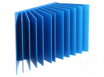 Heatsink: extruded | grilled | BGA | blue | L: 32.5mm | W: 32.5mm | 2.7&deg;C/W