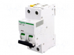 Circuit breaker | 400VAC | Inom: 6A | Poles: 2 | DIN | Charact: C | 6kA