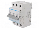 Circuit breaker | 400VAC | Inom: 16A | Poles: 3 | DIN | Charact: C | 6kA