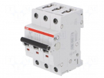 Circuit breaker | 400VAC | Inom: 6A | Poles: 3 | DIN | Charact: B | 6kA