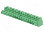 Pluggable terminal block | 3.81mm | ways: 16 | straight | plug | female