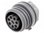 Connector: circular | socket | female | PIN: 7 | EXPlora | nickel plated