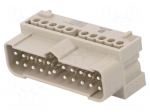 Connector: HAN | module | Han Eco Modular | PIN: 20 | screw terminal