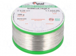 Soldering wire | Sn99Ag0,3Cu0,7 | 250um | 250g | lead free | 216&divide;227&deg;C