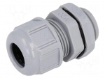 Cable gland | M20 | 1,5 | IP68 | Mat: polyamide | dark grey | UL94V-2