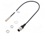 Sensor: inductive | Output conf: PNP / NO | 0&divide;1.5mm | 10&divide;30VDC | M8