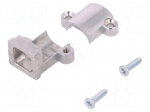 Cable clamp | for D-Sub enclosures | 9&divide;12mm