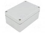Enclosure: multipurpose | X: 80mm | Y: 120mm | Z: 55mm | EURONORD | grey