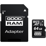 GOODRAM 64GB MICRO CARD class 10 UHS I + adapter