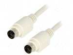 Cable | PS/2 plug,both sides | Len: 5m | connection 1: 1 | shielded