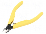 Pliers | side,cutting,precision | ESD | oval head,blackened tool