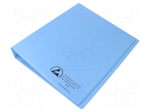Ring binder | ESD | A4 | PVC | blue (bright) | 100M&Omega;&divide;10G&Omega;