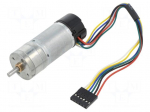 Motor: DC | with encoder,with gearbox | LP | 6VDC | 2.4A | 590rpm | 9.7: 1
