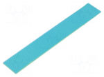 Tape: heat transfer | W: 20mm | L: 130mm | Thk: 0.5mm | 6W/mK | glueless