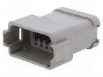 Connector: wire-wire | plug | male | PX0 | PIN: 12 | IP68 | for cable | grey