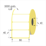 Sildid 80x40/1/40-5000 Vellum