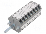 Switch: cam switch | 16A | IP65 | -40&divide;70&deg;C | grey