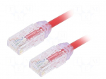 Patch cord | TX6A-28&trade;,U/UTP | Cat: 6a | RJ45 plug,both sides | wire