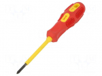 Screwdriver: insulated | Pozidriv&reg; | PZ0 | Blade length: 60mm