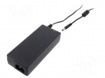 Power supply: switching | 48VDC | 1.87A | Out: 5,5/2,1 | 90W | 90&divide;264VAC