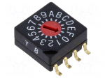 Encoding switch | Pos: 16 | SMD | 100m&Omega; | DC load @R: 0.03A/15VDC