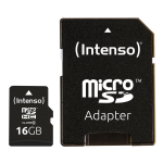 MEMORY MICRO SDHC 16GB C10/W/ADAPTER 3413470 INTENSO
