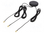 Antenna | GNSS,LTE,WiFi | 3.5dBi | screw type | 80x15mm | Len: 3m