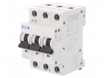 Circuit breaker | 230/400VAC | Inom: 3A | Poles: 3 | Charact: C | 15kA