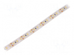LED tape | white neutral | 3528 | LED/m: 120 | 10mm | white PCB | IP65