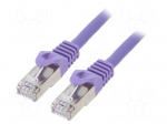 Patch cord | S/FTP | Cat: 6a | RJ45 plug,both sides | stranded | Cu | 3m